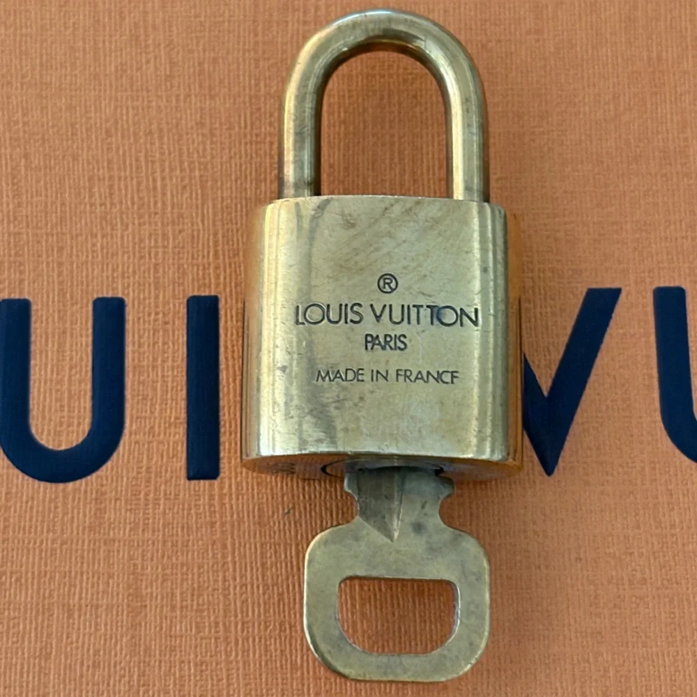 Louis Vuitton Brass Padlock with Key